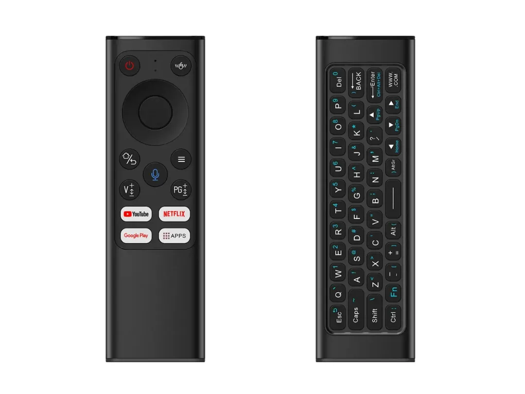 Green Lion Wireless Remote Pro with Keyboard and Mouse - Black (GNWIRKYMS6BK)