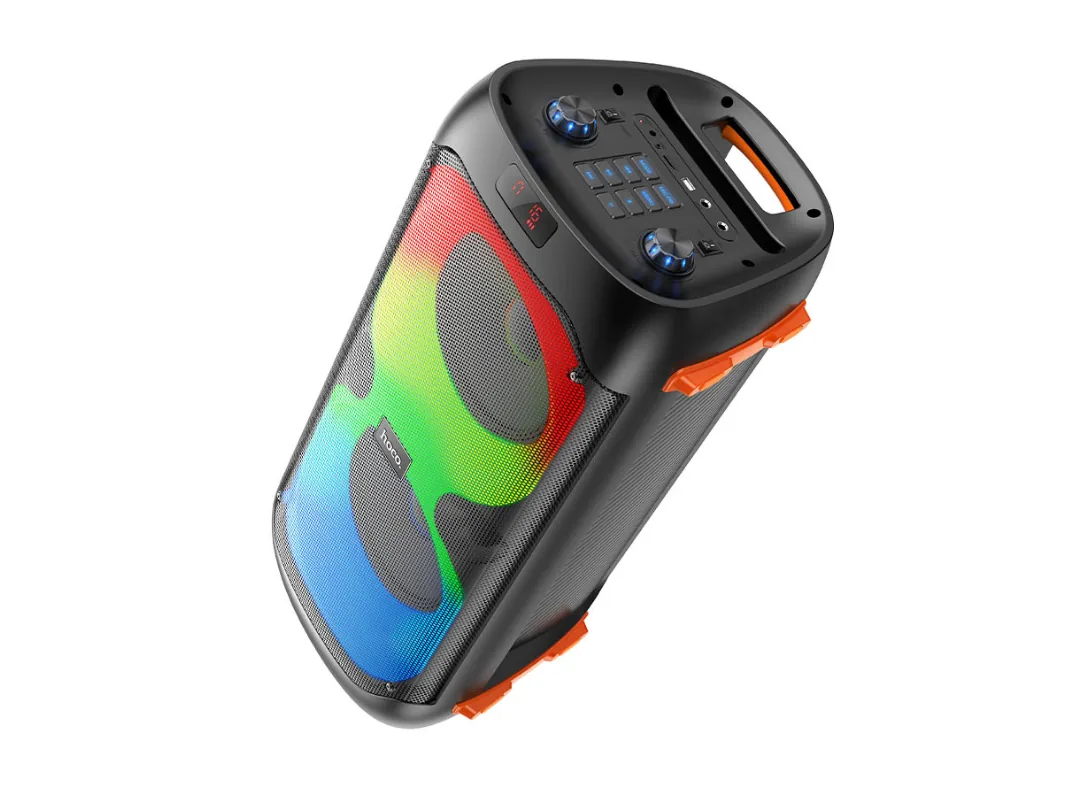 Hoco Wireless Speaker BS53 Manhattan Portable Loudspeaker | Bluetooth 5.0, 10 Hours Playtime, Splash-Resistant