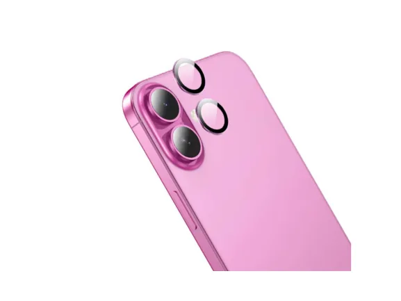 HOCO Metal Lens Film Anti-Reflection for iPhone 16 / 16 Plus - Pink