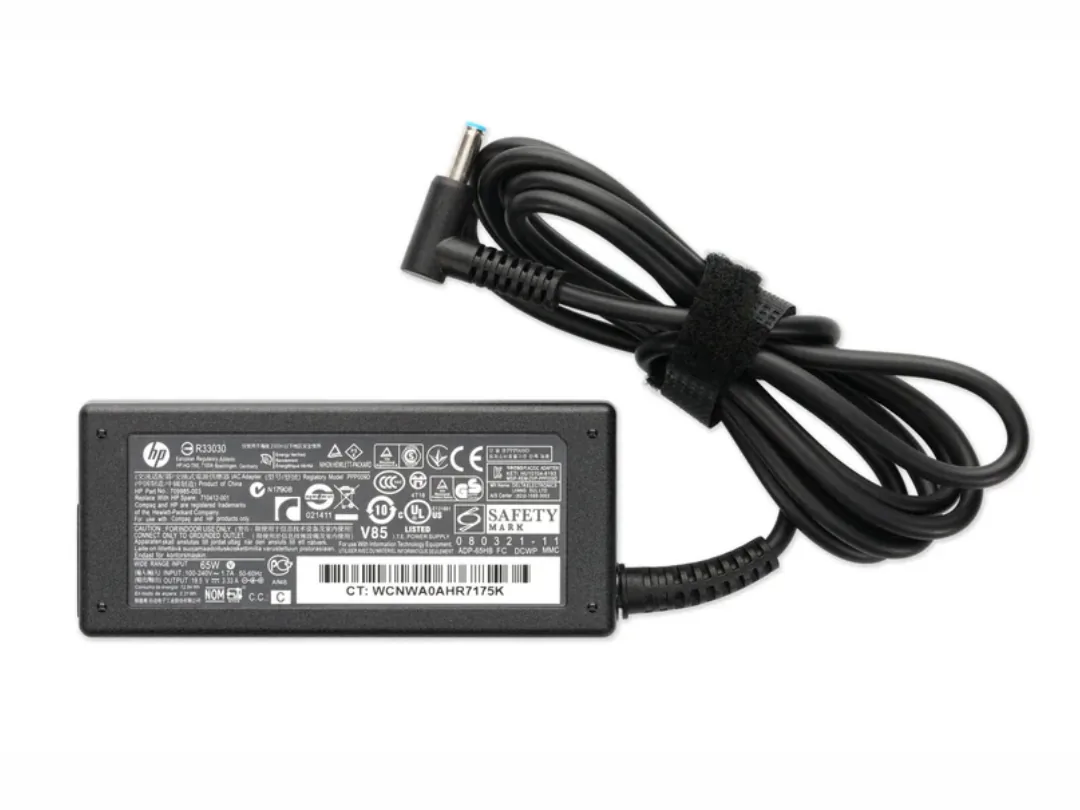HP 65W 19.5V Laptop Charger AC Power Adapter - 710412-001 - Compatible with HP EliteBook, Envy, Pavilion Series Laptops