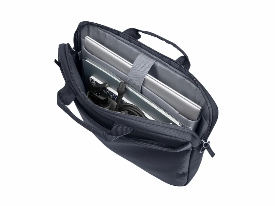 HP Everyday 14 in Laptop Briefcase Bag, Fits most laptops up to 14-inch, Odyssey Gray, A08JSAA