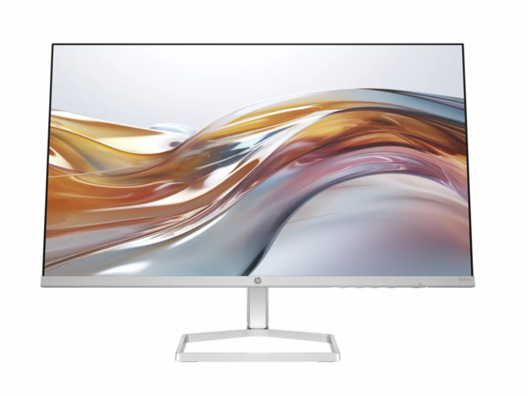 HP Series 5 23.8″ Monitor, Flat FHD, IPS Panel, 75 Hz, 5 ms (524SW-94C21AS) - White