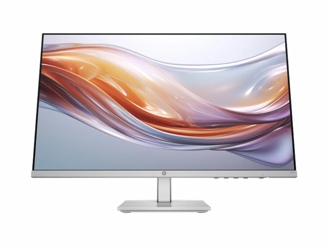 HP Series 5 23.8" LED Monitor 524SH, 23.8" FHD IPS Display, 100Hz Refresh Rate, 5ms, Tilt & Height Adjustable, Silver - 94C19AS