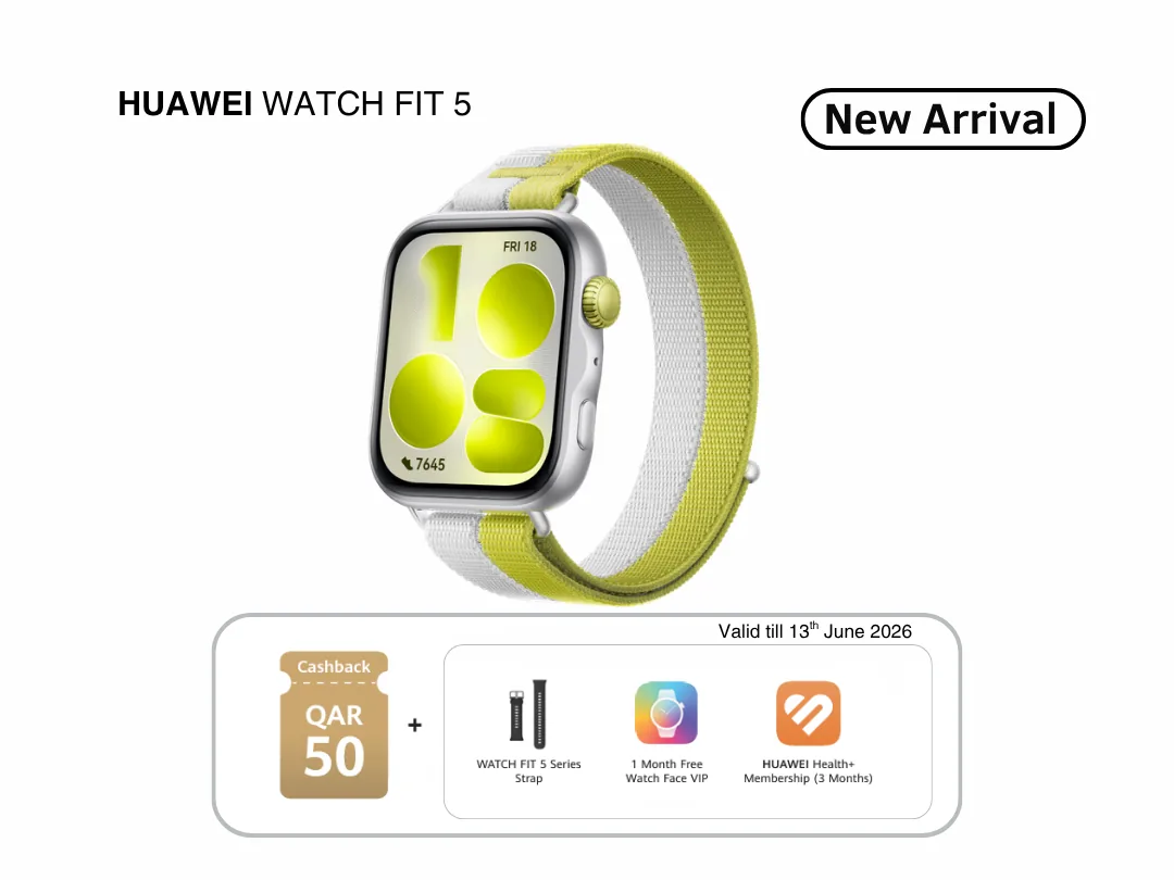 HUAWEI WATCH FIT 5 Smartwatch Aluminum alloy Case - 10 Days Battery Life | 100+ Fitness Modes | Android & iOS Compatible