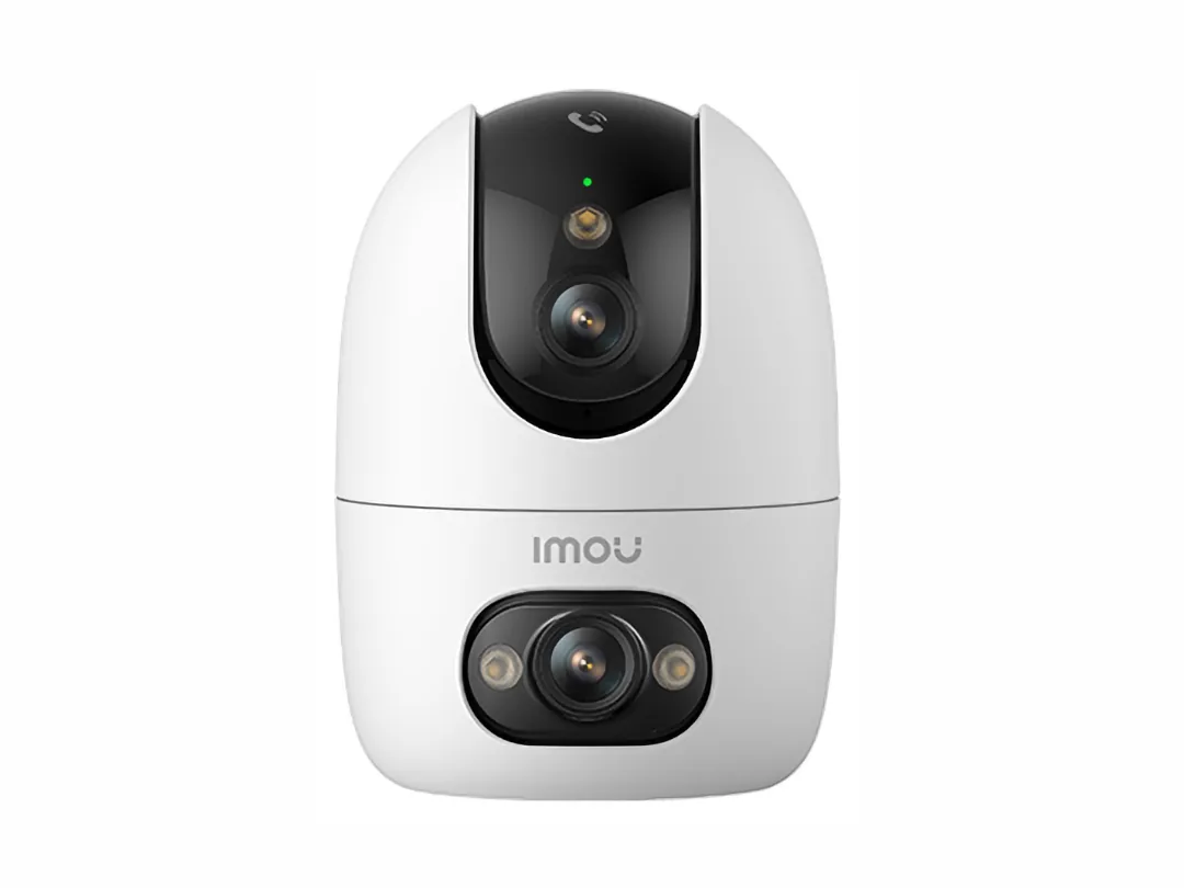 IMOU Ranger 2 Dual Lens 6MP Indoor Security Wi-Fi Camera, 3MP Fixed + 3MP Pan & Tilt Lens, Smart Tracking, Auto-Cruise, Two-Way Audio, Night Vision, SD Card Storage up to 512GB, Motion & Sound Alarm, WiFi Surveillance | IPC-S20EP-6M0S