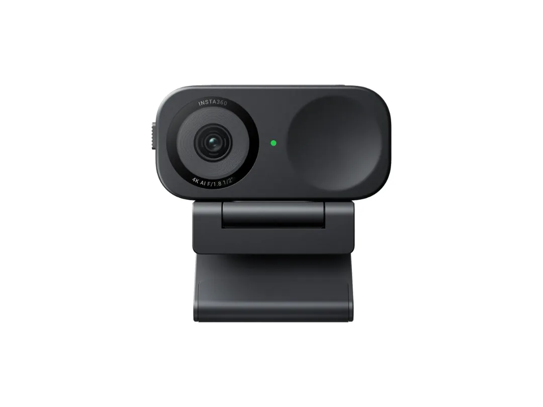 Insta360 - Link 2C AI-Powered 4K Webcam Standard Bundle  - Black - For Video Conferencing, Gaming & Streaming