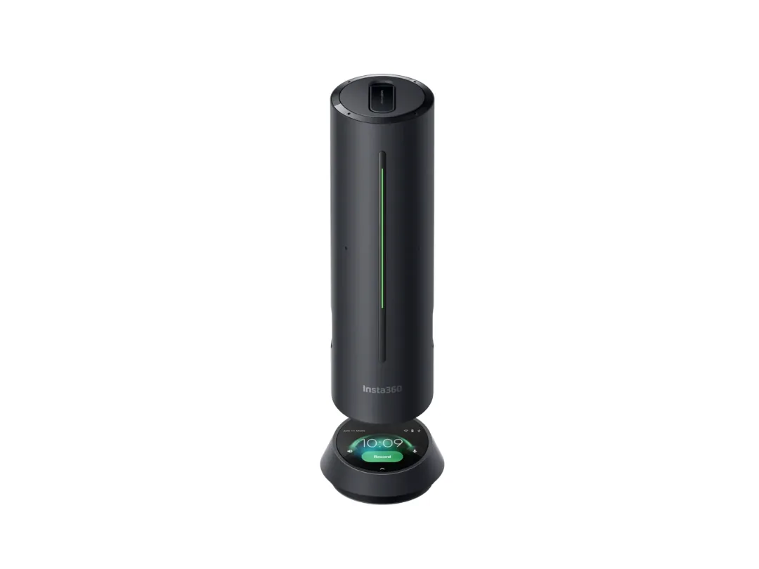 Insta360 Wave Professional Conference Speakerphone With Ai Recording, Noise Cancelling Mics For Meetings & Podcasts