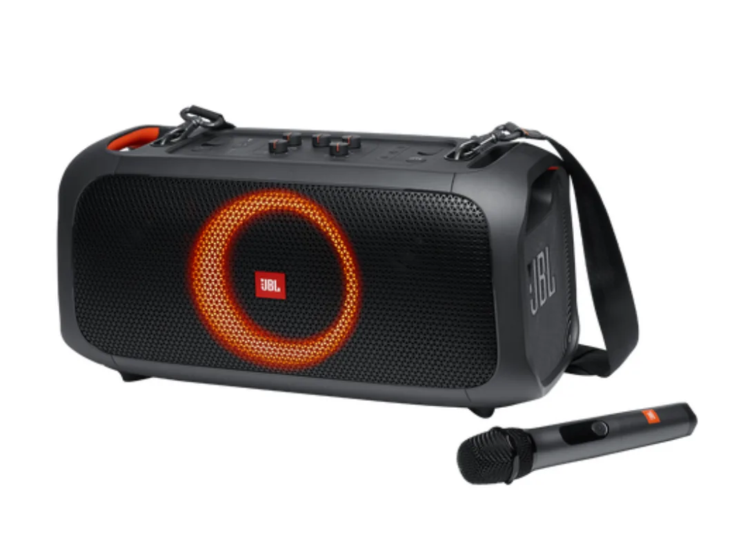JBL Partybox ON-THE-GO 2 100W Portable Bluetooth Party Speaker with Wireless Digital Mic