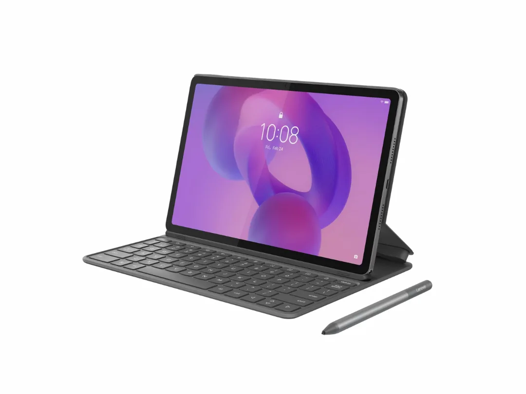 Lenovo Idea Tab TB336FU, Wifi, 11" inch, 2.5k MediaTek Dimensity 6300, 8GB/128GB, Front 5 MP/Rear 8MP, 7040mAh,  with Pen & Lenovo Folio Keyboard Case- Luna Grey - ZAFR0316AE