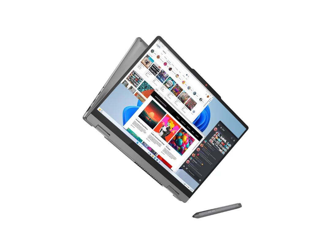 Lenovo IdeaPad 5 2-in-1 14" Convertible Laptop 14IRH9, Intel Core i7-13620H Processor, 16 GB RAM, 1 TB SSD, 14" WUXGA OLED, Win 11 Home, Luna Grey, 83KX003YAX