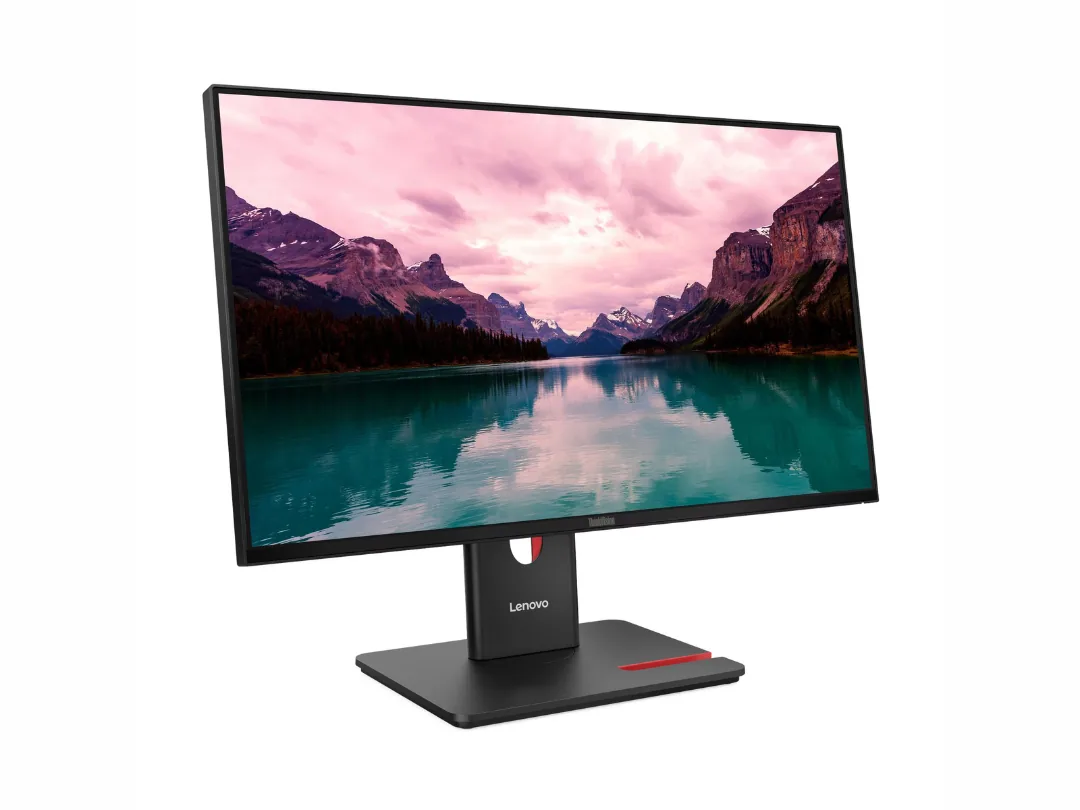 Lenovo ThinkVision T24-40 24"" FHD Monitor with Eyesafe - 24" IPS Display, FHD Resolution, 120Hz Refresh Rate, 4ms,  HDMI | DisplayPort | VGA , Raven Black | 64A4MATXUK