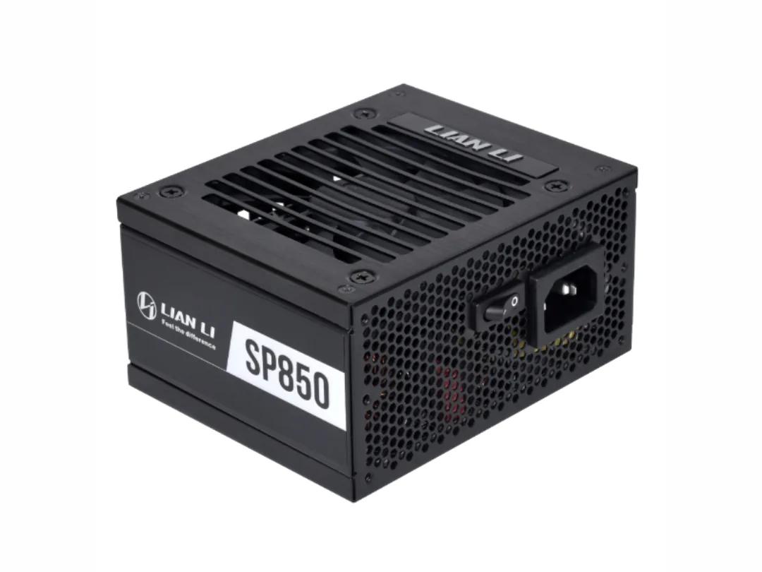 Lian Li SP 850 80 Plus Gold Power Supply (PSU) SFX, 850 Watts Power, Fully Modular Braided Cables, ZERO RPM mode Black | G9P.SP0850G.B000.UK