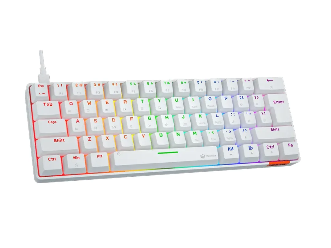 Meetion Mechanical Gaming Keyboard Rainbow MT-MK005 With Type C- Mini