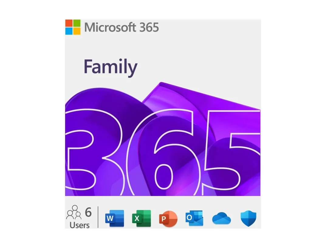 Microsoft 365 Family - 6 Users - 12-Month Subscription