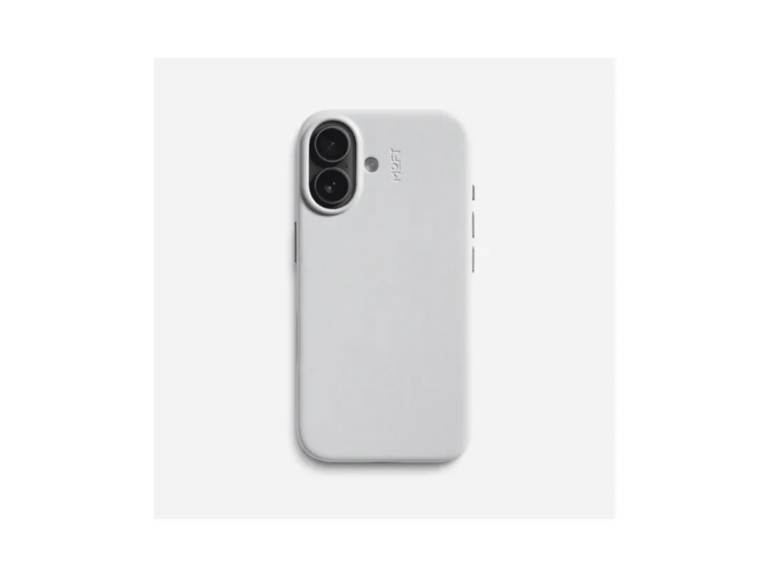 MOFT Snap Case MOVAS for iPhone 16 Case, Premium Vegan Leather Phone Case with MagSafe - Misty Cove