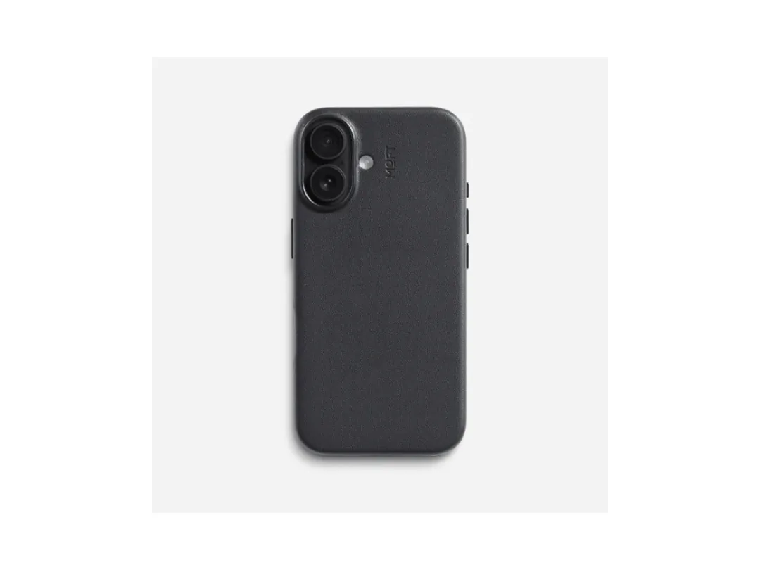 MOFT Snap Case MOVAS for iPhone 16 Plus Case, Premium Vegan Leather Phone Case with MagSafe