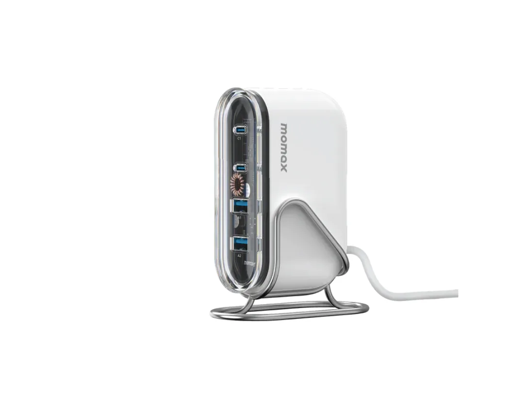 Momax 1-Charger Flow PD 80W 4 Ports Gan Desktop Charger