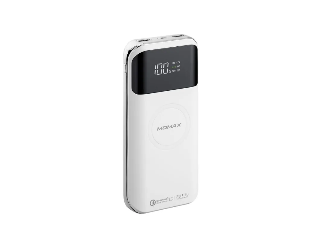 Momax Q.Power Air 2+ 20000mAh Wireless Power Bank - White