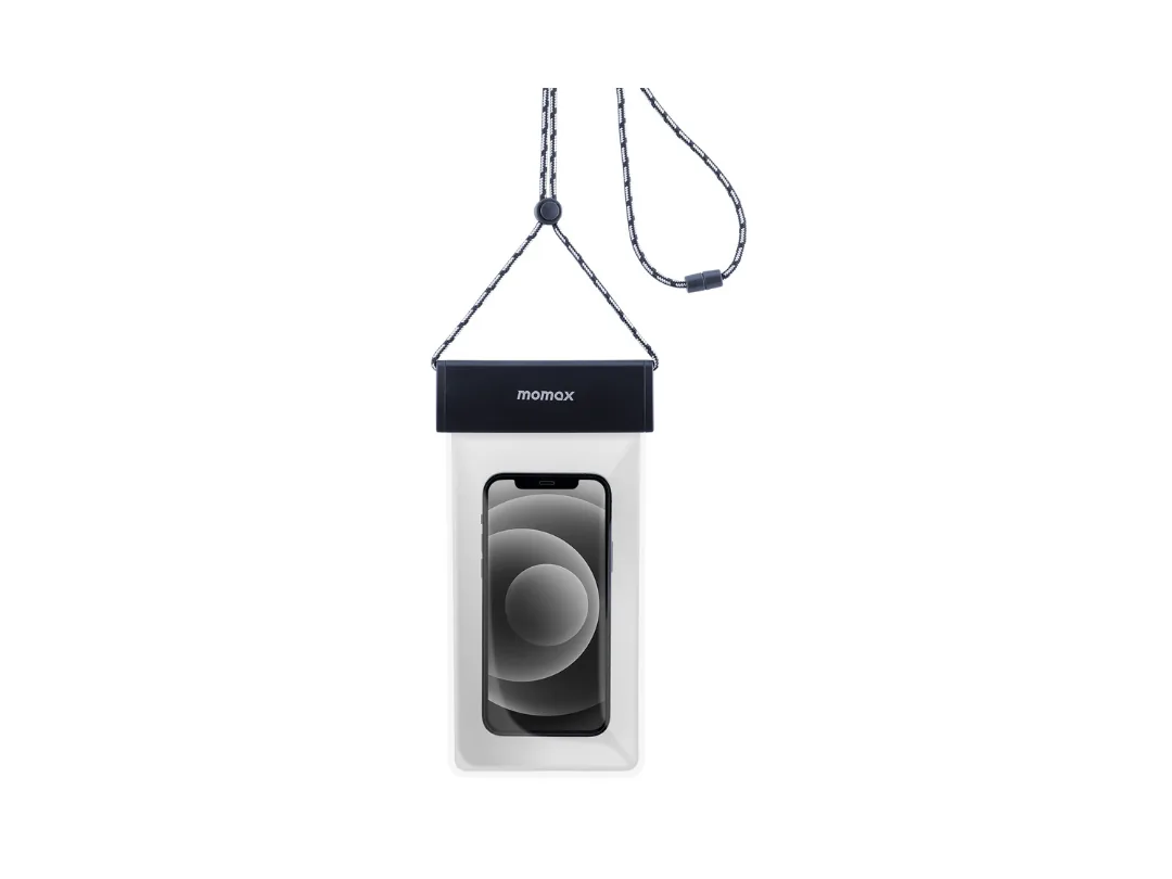 Momax Waterproof Phone Protection Bag Hanging Cord  Black