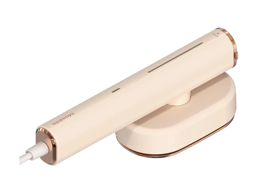 Moxedo 2 in 1 Dynamic Steam Flat Iron - Portable Handheld Rotatable with with Removable Water Tank