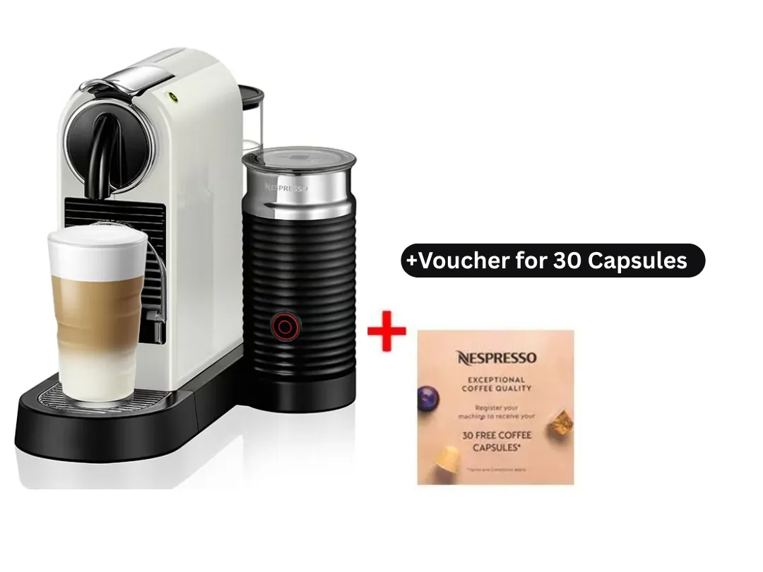 Nespresso Citiz And Milk 1 L 1710 W,  White | D123-ME-WH-NE2 | GNN133MCL00149