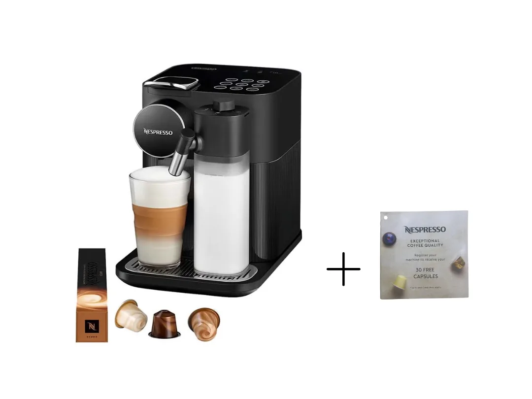 Nesspresso Gran Lattissima F541 Espresso Capsule Coffee Machine, Automatic Milk System for Cappuccino And Latte, 19 Bar Pressure, 1.3 L 1450 W F541-ME-BK-NE - Black