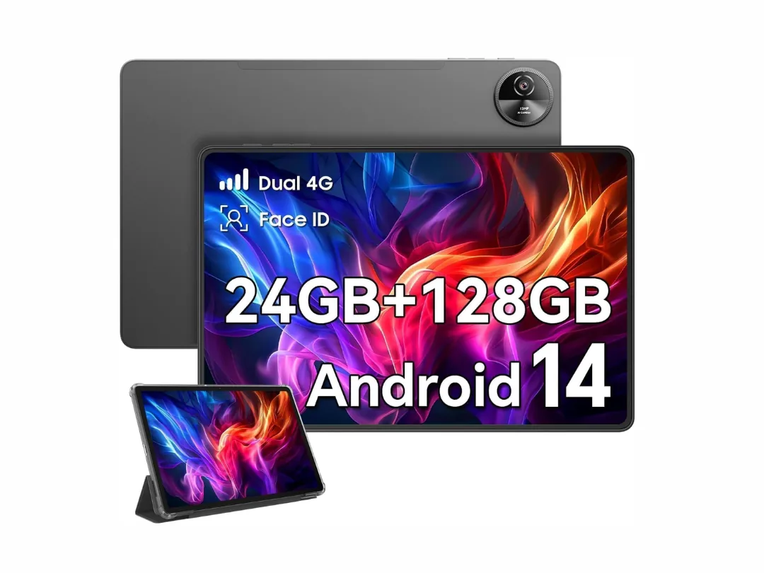 OSCAL Pad 90 11 Inch 4G Tablet , 120 Hz, 24 GB RAM + 128 GB ROM (2TB TF), Eye Care Mode, Octa-core T606, 1080P, 13MP + 8MP, 7700mAh 5G WiFi - Space Grey