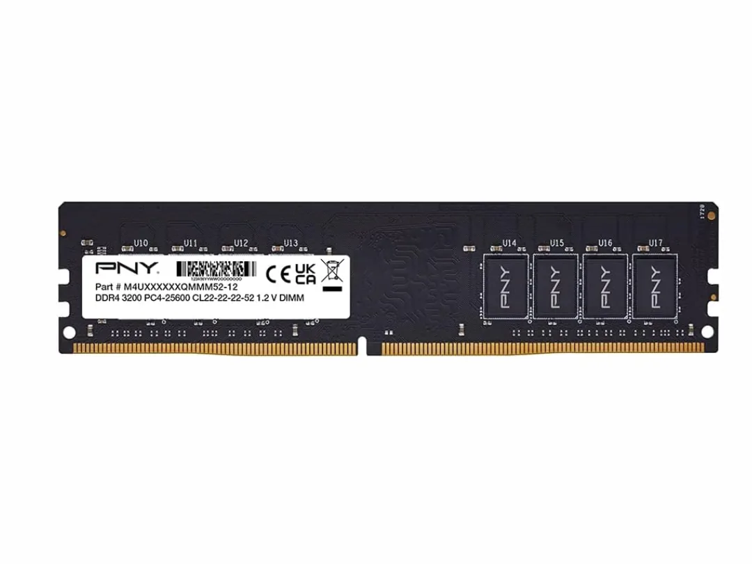 PNY Performance 16GB DDR4 DRAM 3200MHz Desktop PC RAM (PC4-25600) 1.2V Desktop (DIMM) CL22 Computer Memory  – MD16GSD43200-TB