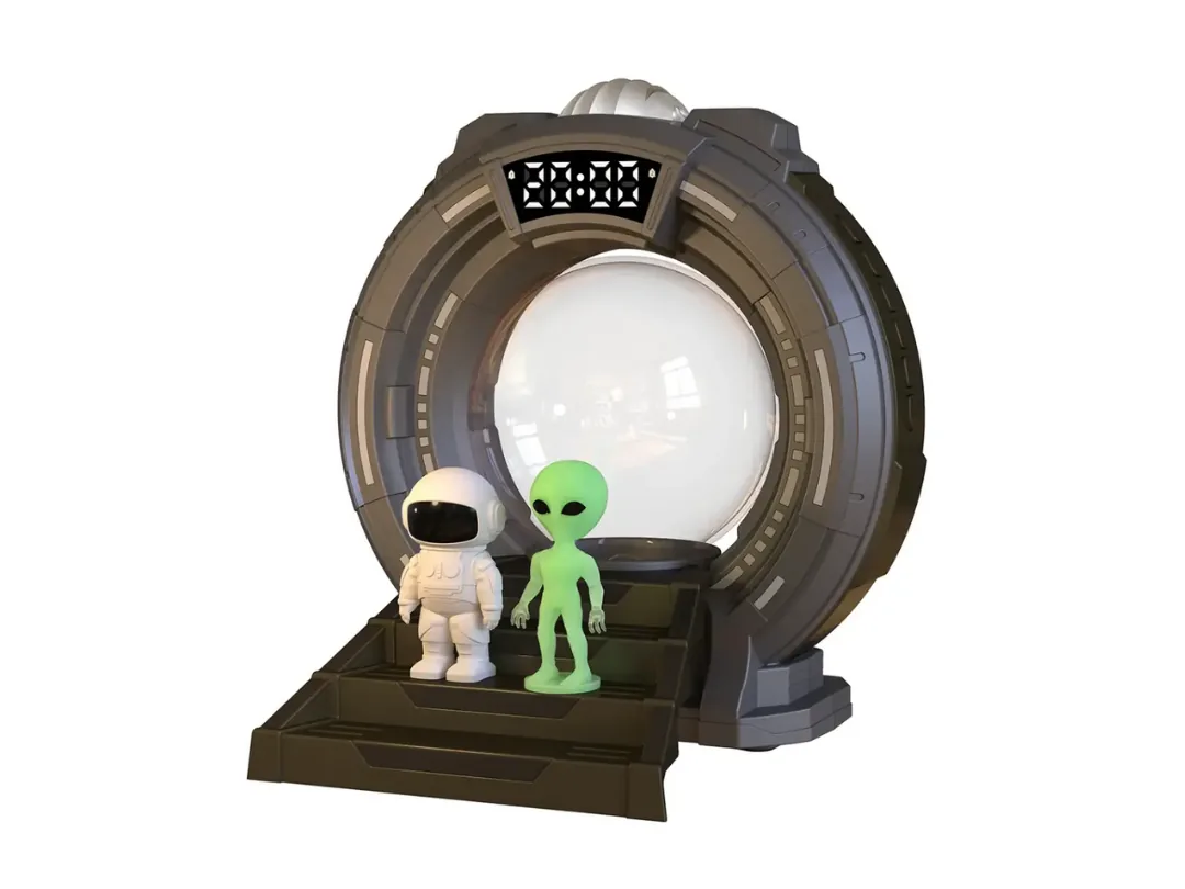 Porodo Lifestyle Stargate Lamp Alien Projection Light - Dark Gray (PDSGPTR3WS)