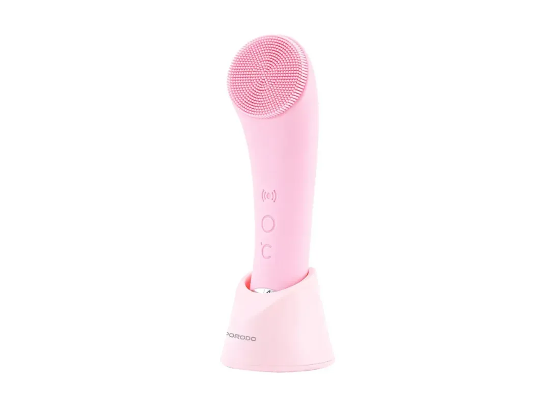 Porodo Lifestyle Sonic Vibration Facial Cleansing Face Brush - Pink (PDLFST193PK)