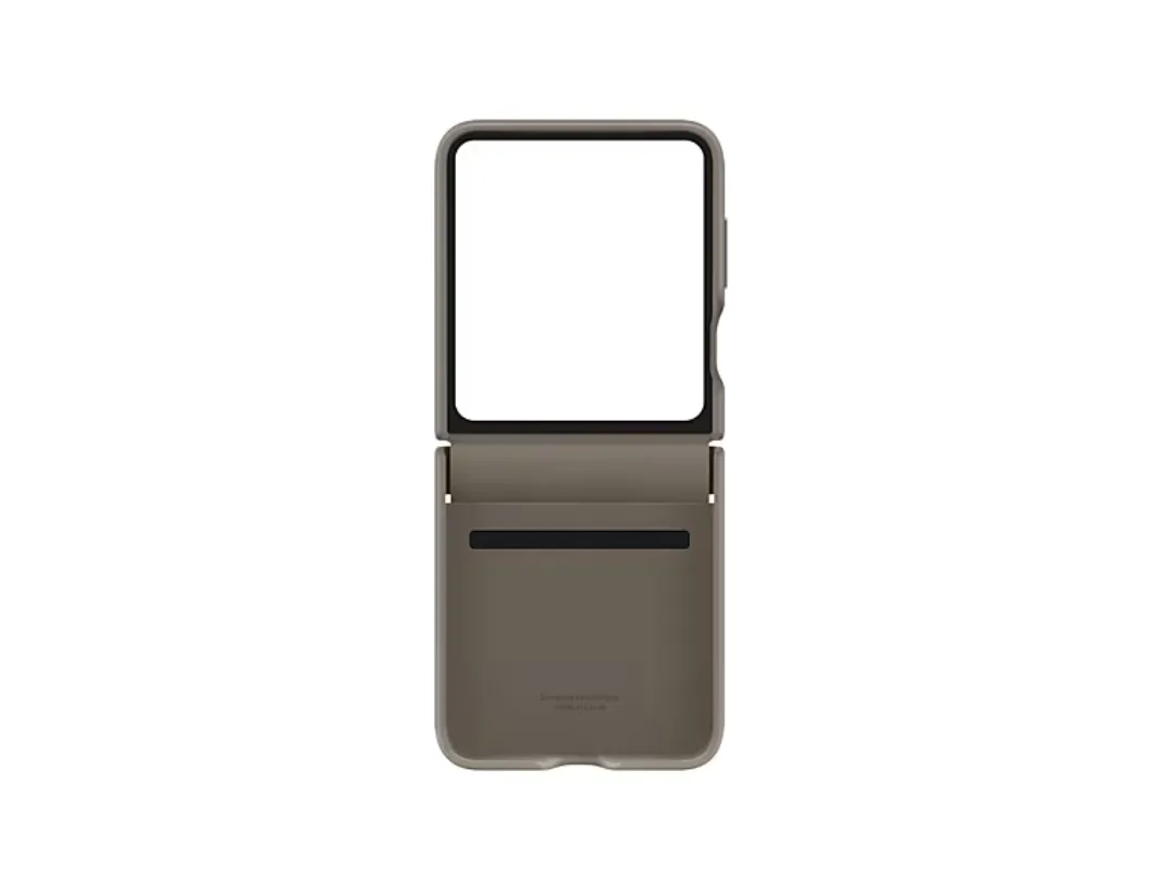 Samsung Galaxy Z Flip5 Flap Eco-Leather Case - Etoupe