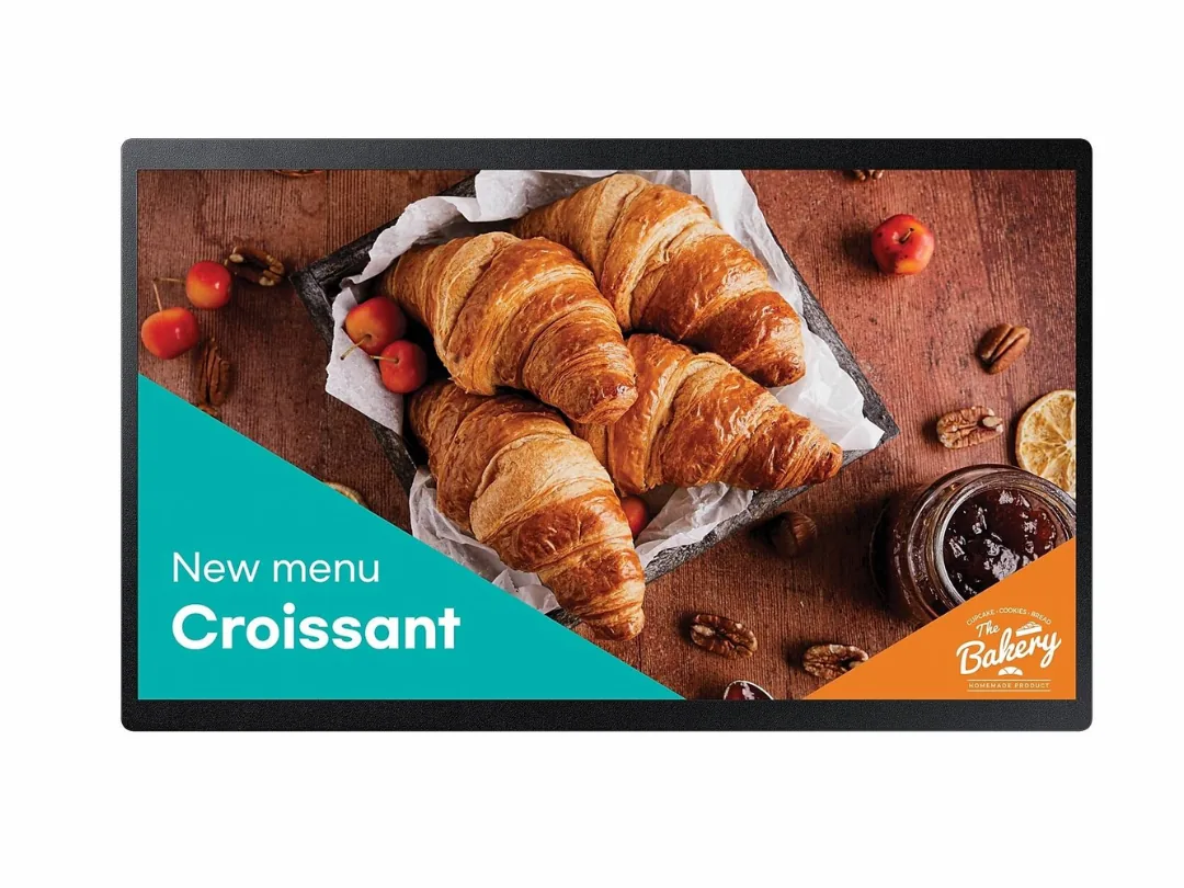 Samsung QB24C — 24" Full HD Small Digital Signage Display | Compact | IP5x | Built-in Wi-Fi | LH24QBCEBGCXUE