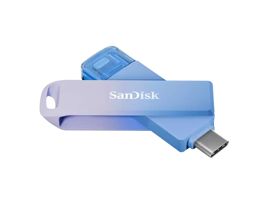 SanDisk 256GB Creator Phone Drive - USB Flash Drive - with USB-Type C™ and Lightning connectors, SDIXD0N-256G-GN6TP
