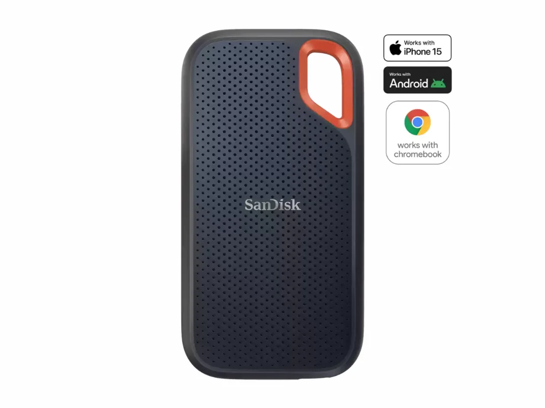 Sandisk Extreme External Portable SSD Storage 8TB, Up to 1050MB/s Read & Write Speed, Compatible with Windows, MacOS, Android & iOS Devices -  SDSSDE61-8T00-G25