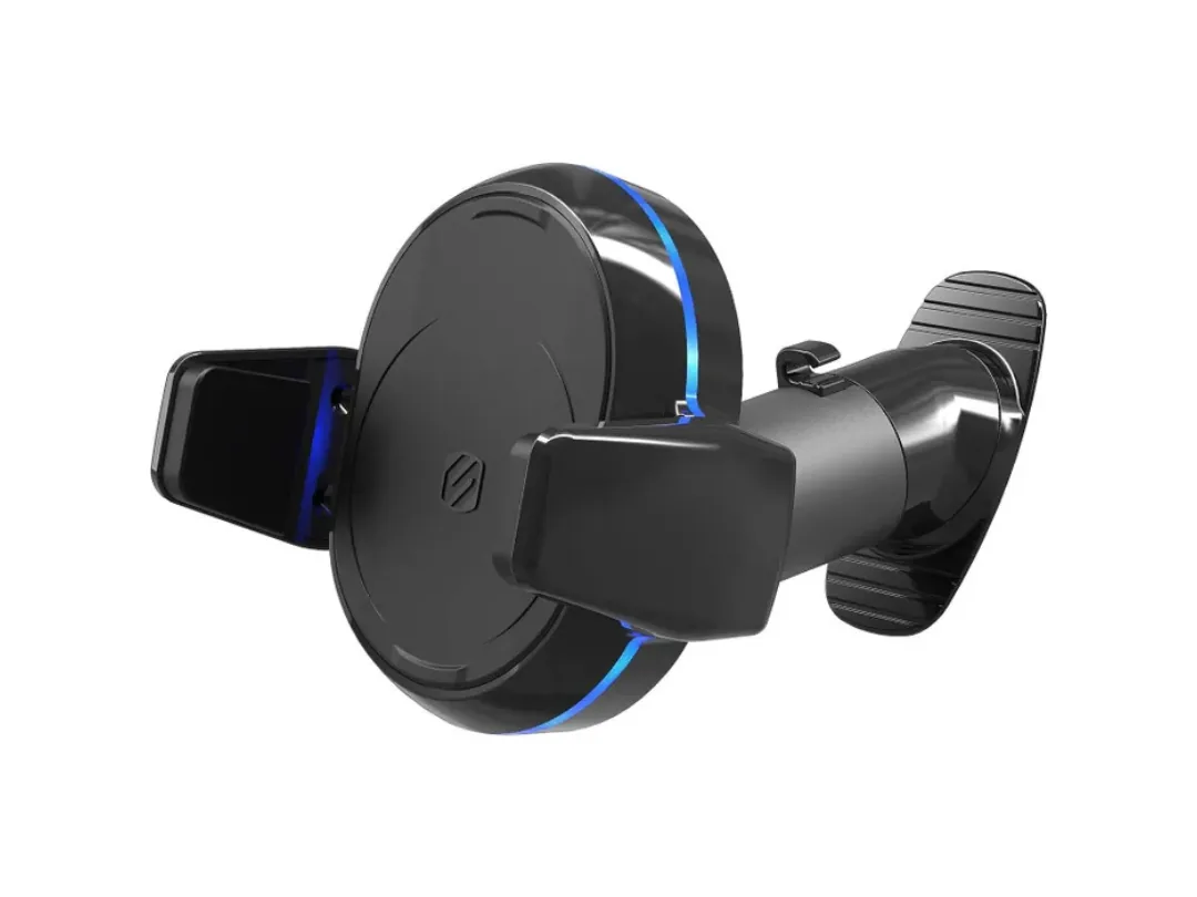 SCOSCHE Auto Grip Wireless Charging Dash Mobile Phone Mount Holder MGQD-XTET - Black