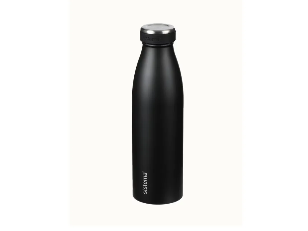 Sistema 500Ml Stainless Steel Bottle Assorted