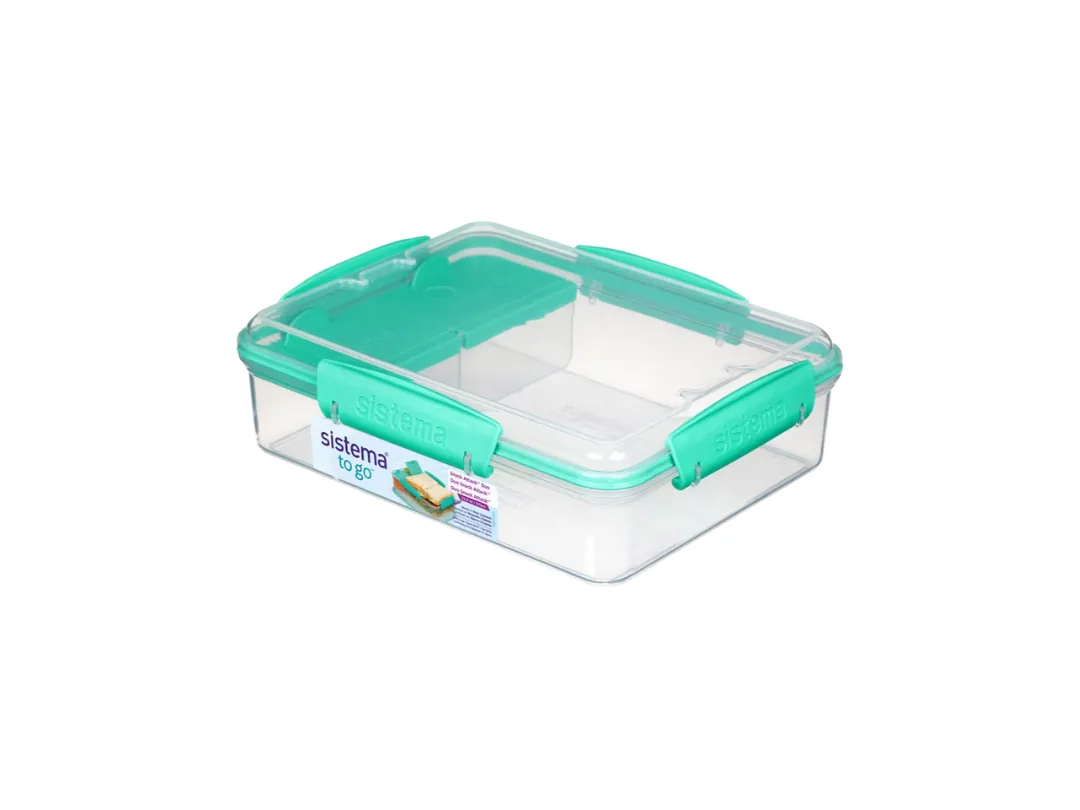 Sistema 975ml Snack Attack Duo To Go Lunch Box