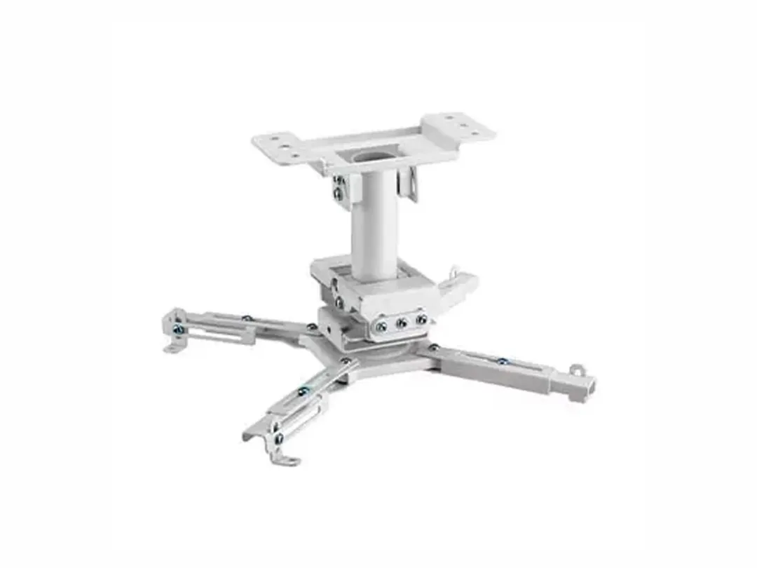 Skill Tech - SH 07P - Solid Ceiling Projector Mount Bracket - Compact Height Adjustments (Up t0 255mm) - Supports Projectors up to 35kg