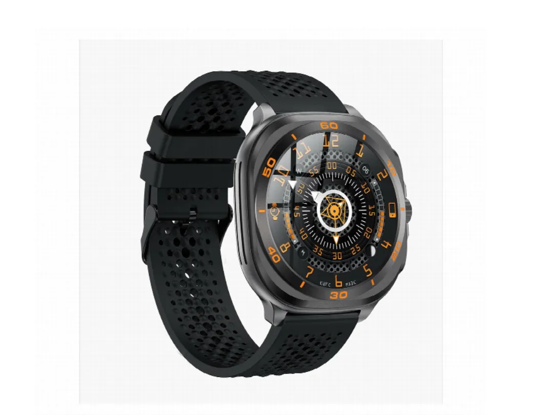 Swiss Military DOM7 Smart Watch with Gunframe Silicone strap