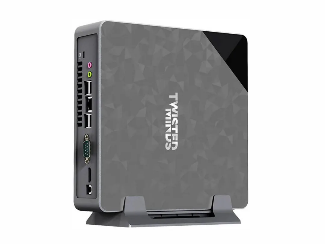 Twisted Minds TM-MPi5-1TB Mini PC, Intel i5-1340P Processor, 16GB DDR4 Dual-Channel RAM, 1TB M.2 NGFF SSD, Intel Iris Xe Graphics, Windows 11 Pro, Gray | TM-MPi5-1TB