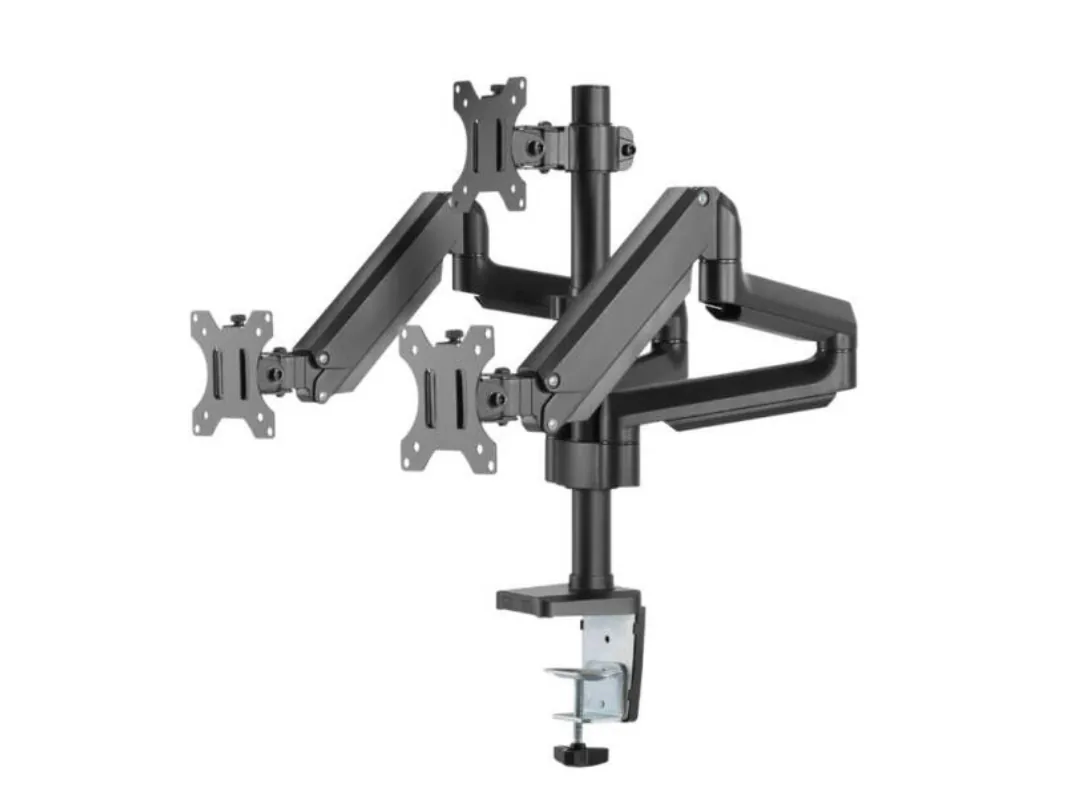Twisted Minds Premium Triple Monitor Aluminum Arm – Black