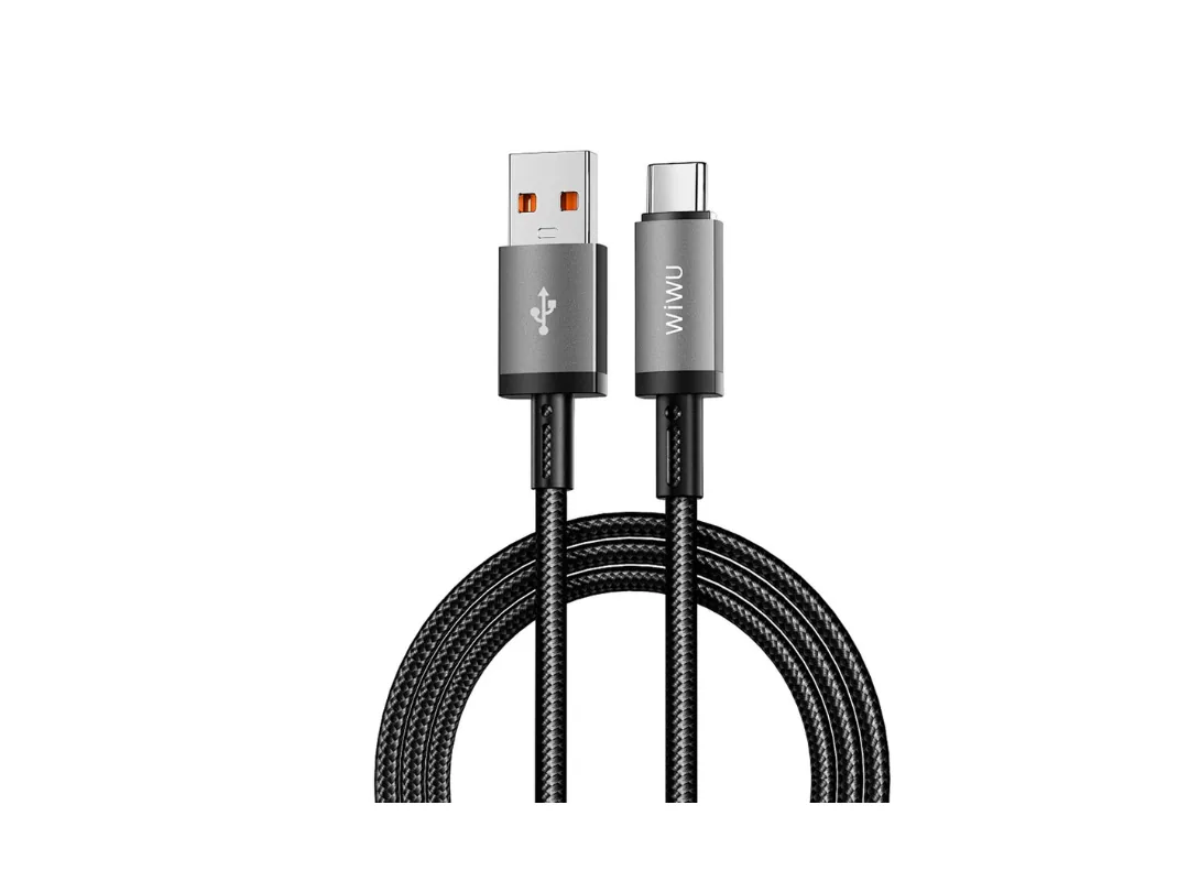 WiWU TITAN LINK Series Charging Cable Wi-C054 - USB-A to USB-C - Space Gray