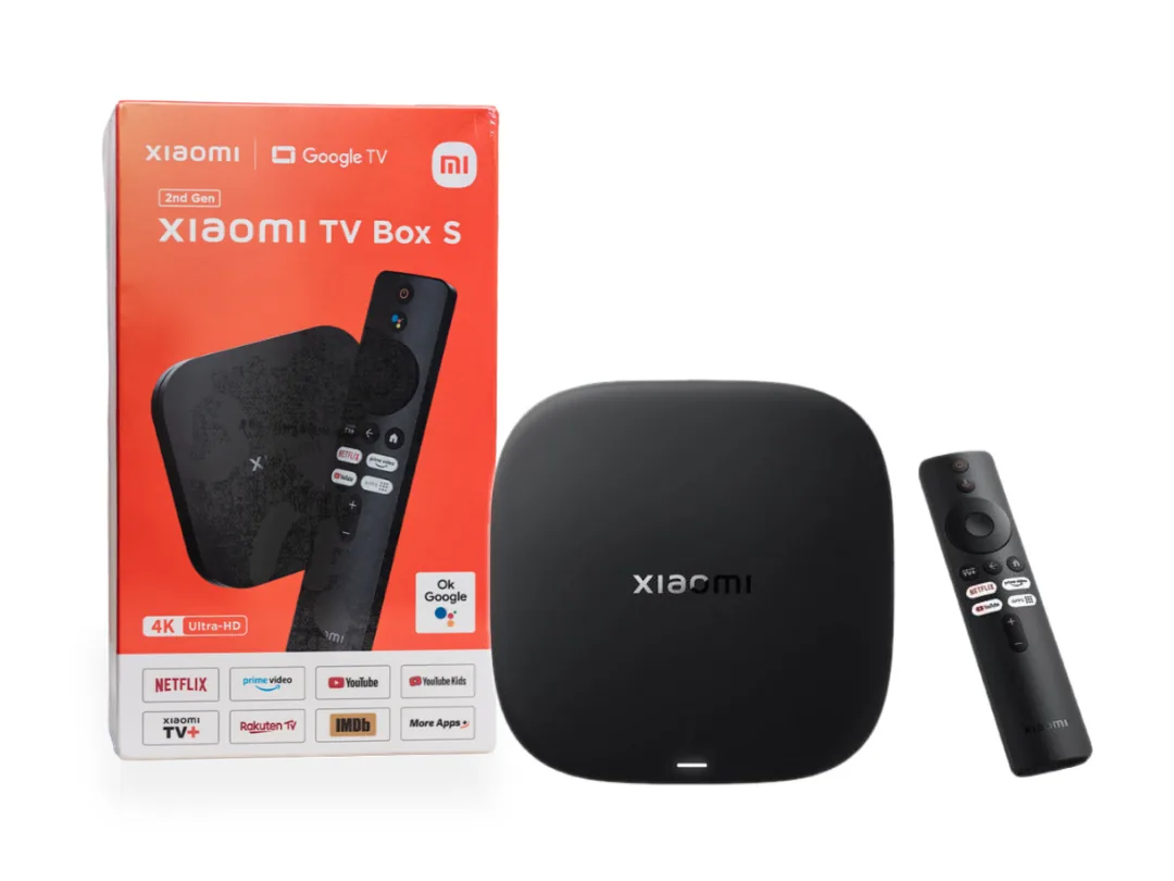 Xiaomi MI TV Box S (3rd Gen) 2GB, 32GB, 4K Ultra HD Streaming Media Player | Google TV And Google Assistant & Remote Supported