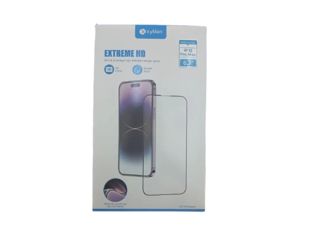 XYKLON iPhone 12 Pro Max 6.7" Extreme HD Screen Protector