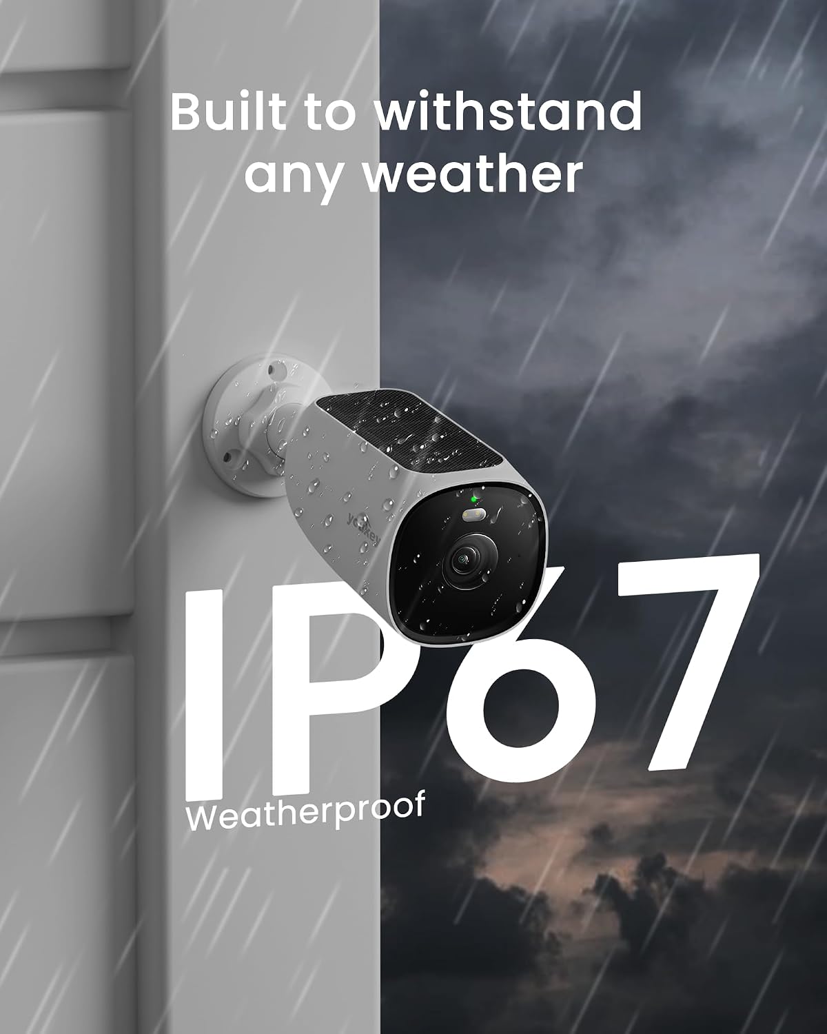 youkey S420 24/7 Recording Solar Security Camera Wireless Outdoor