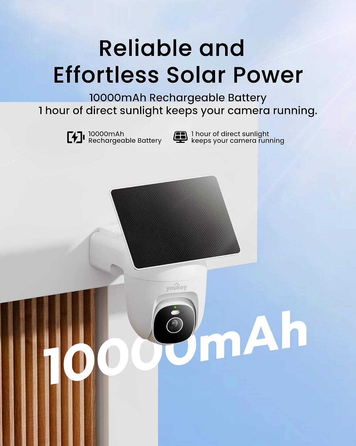 Youkey S340 Solar Security Outdoor Camera