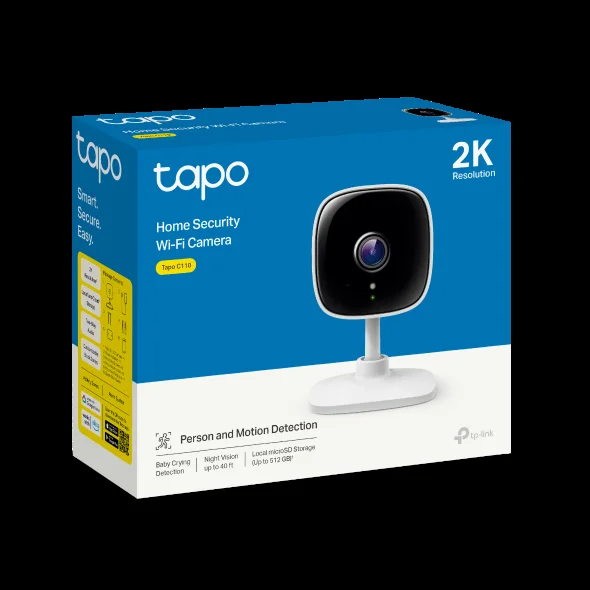 Tapo C110 Home Security Wi-Fi Camera 2K view 1