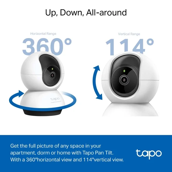 Tapo C220 Pan/Tilt 2K QHD AI Camera view 3