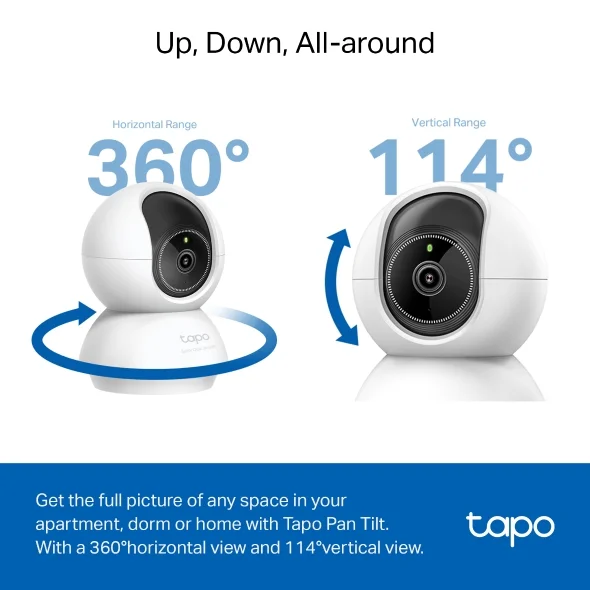 Tapo C230 Pan/Tilt AI Home Security Wi-Fi Camera view 4
