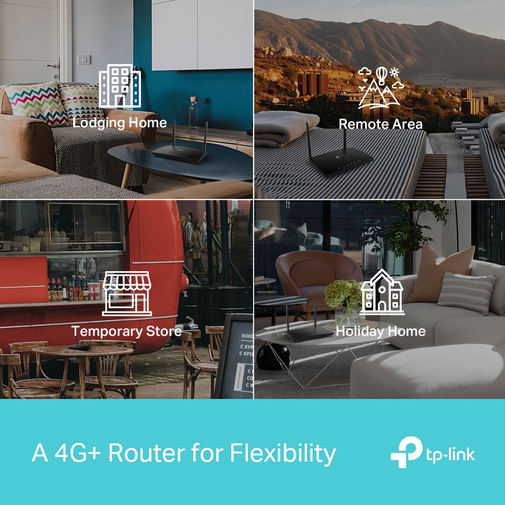 TP-Link Archer MR600 AC1200 4G LTE Advanced Cat6 Gigabit Router